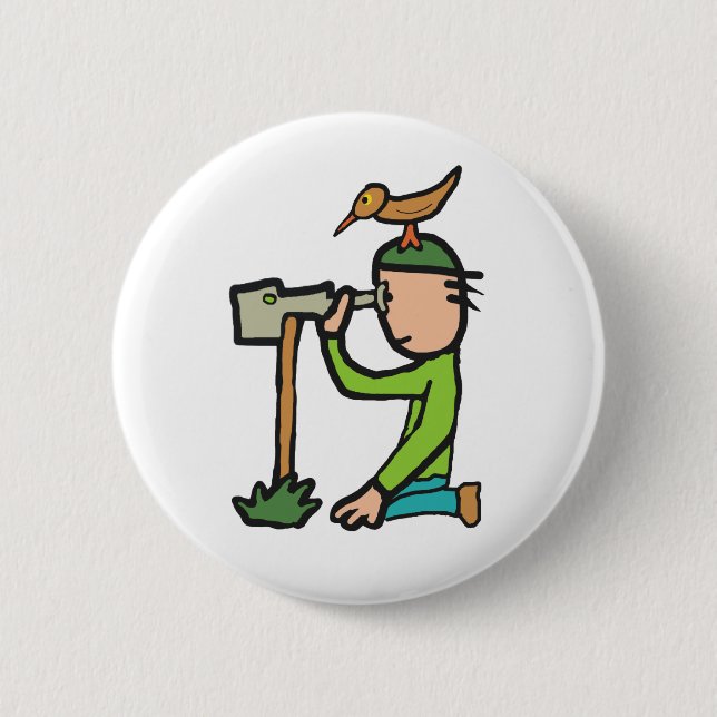 Birdwatching Button (Front)