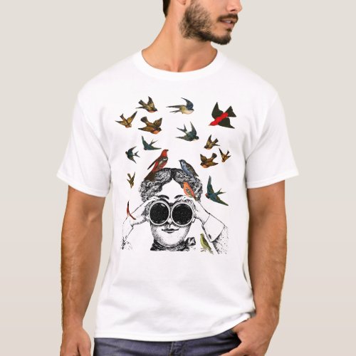 Birdwatching Gifts Ornithologist Twitcher Bird Lov T_Shirt