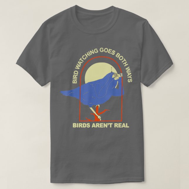 Birdwatching Goes Both Ways 2 T-Shirt (Design Front)