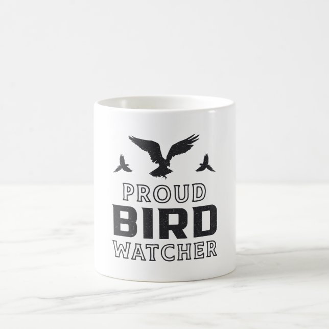 Birdwatching Proud Bird Watcher Birds Birding Coffee Mug (Center)