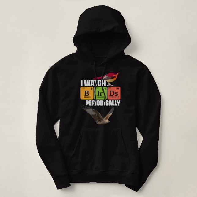 Birdwatching Retired Birder Birding Bird Birdwatch Hoodie (Design Front)