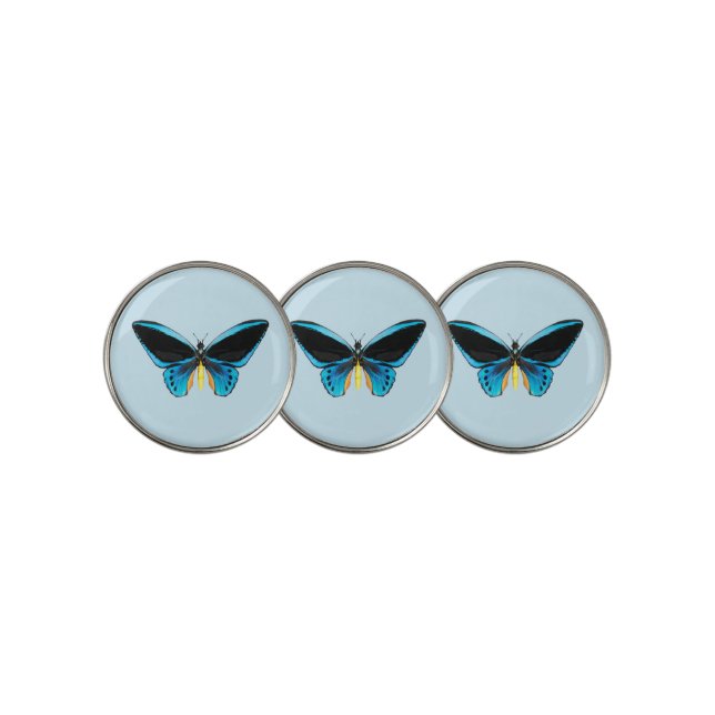 Birdwing Butterfly Golf Ball Marker (3 Up)