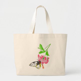 Birdwing Butterfly Large Tote Bag