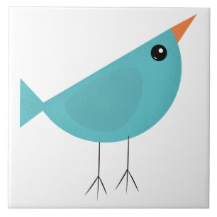 Birdy ceramic tile