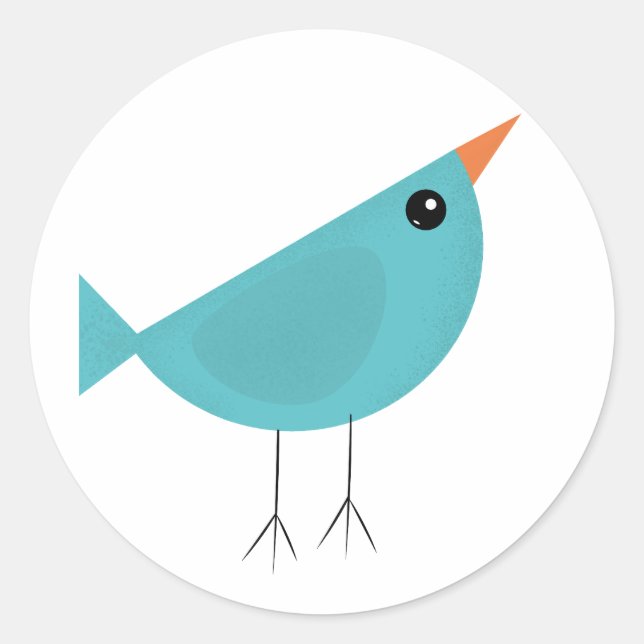 Birdy Classic Round Sticker (Front)