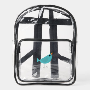 Birdy  clear backpack 
