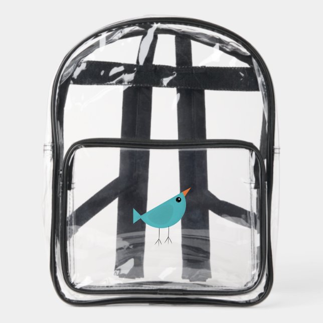Birdy  clear backpack  (Front)