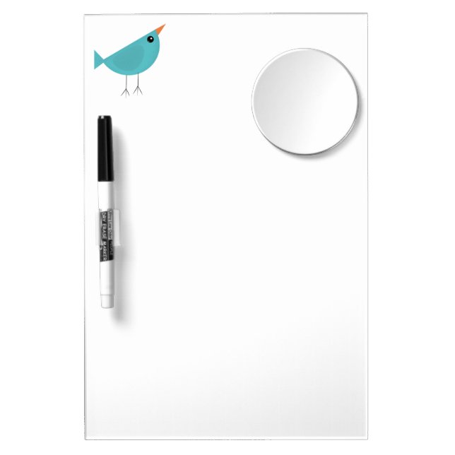 Birdy  dry erase board with mirror (Front)