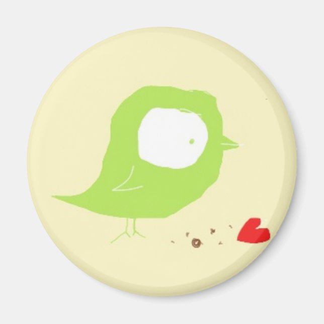 Birdy Found Love Magnet (Front)