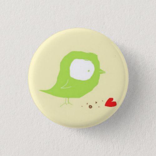 Birdy Found Love Pinback Button