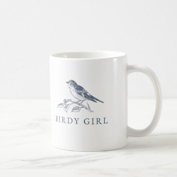 Birdy Girl Bird Lover Coffee Mug by SWFLEagleCam at Zazzle