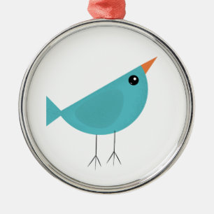 Birdy   metal ornament