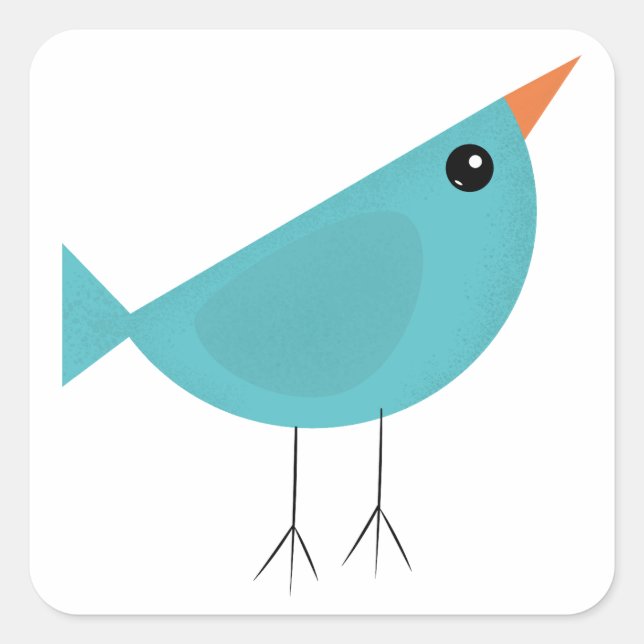 Birdy  square sticker (Front)