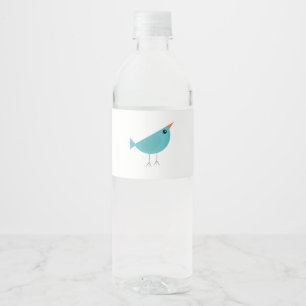 Birdy  water bottle label