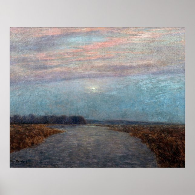 Birge Harrison - Moonlight on The Hackensack [Reco Poster (Front)