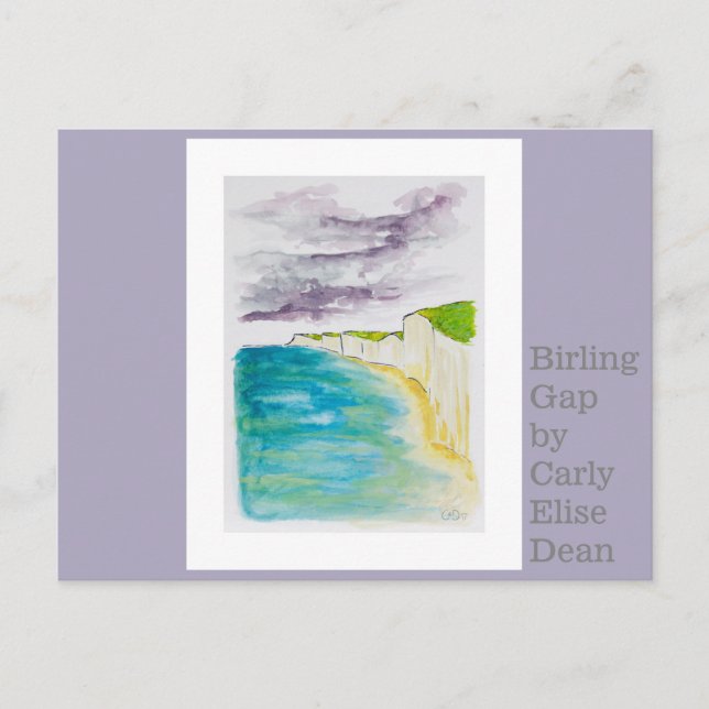 Birling Gap Postcard (Front)