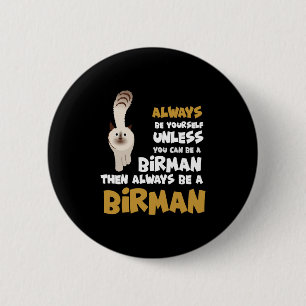 Birman Cat Button