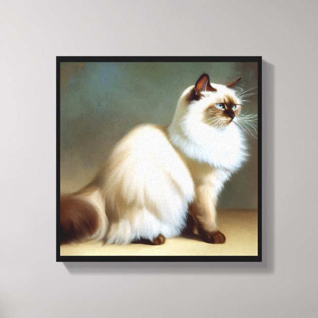 Birman Cat  Canvas Print (Front)