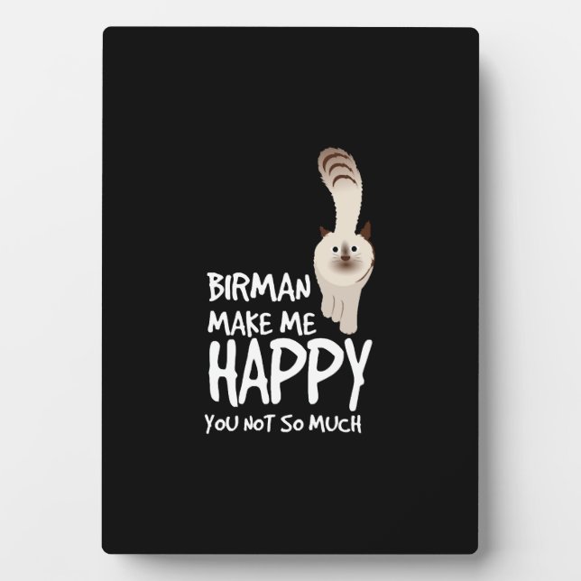 Birman Cat Plaque (Front)