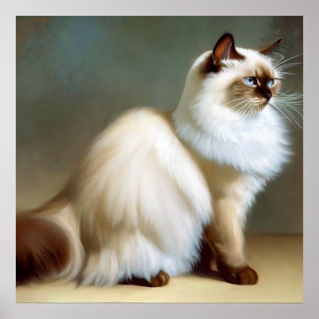 Birman Cat  Poster (Front)