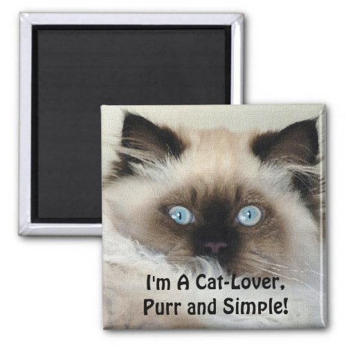 Birman _ Ragdoll Cat Lover Magnet