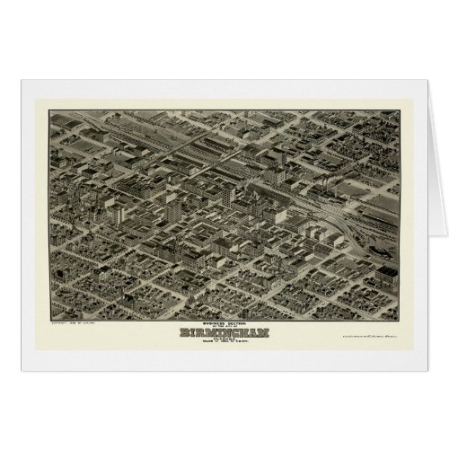 Birmingham AL Panoramic Map _ 1903