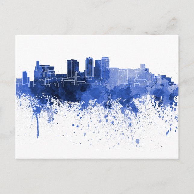 Birmingham AL skyline Postcard (Front)