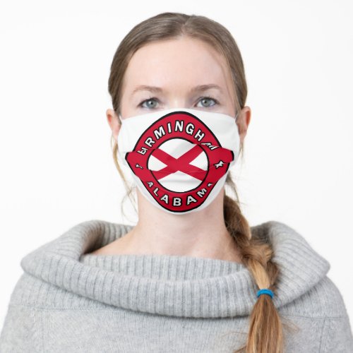 Birmingham Alabama Adult Cloth Face Mask