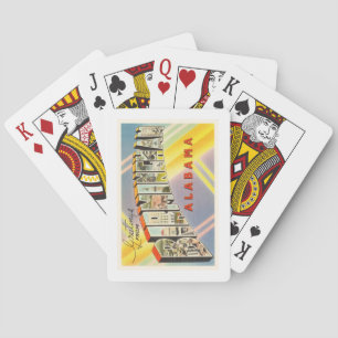 Birmingham Alabama AL Old Vintage Travel Souvenir Poker Cards