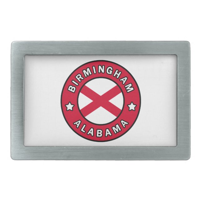 Birmingham Alabama Belt Buckle (Front)