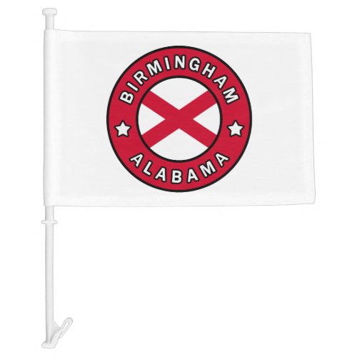 Birmingham Alabama Car Flag