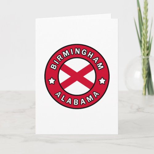 Birmingham Alabama Card