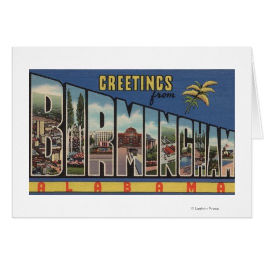 Birmingham, Alabama - Large Letter Scenes (Front Horizontal)