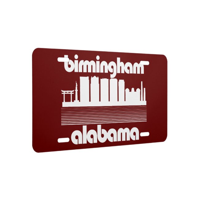 Birmingham,Alabama License Plate (Right)