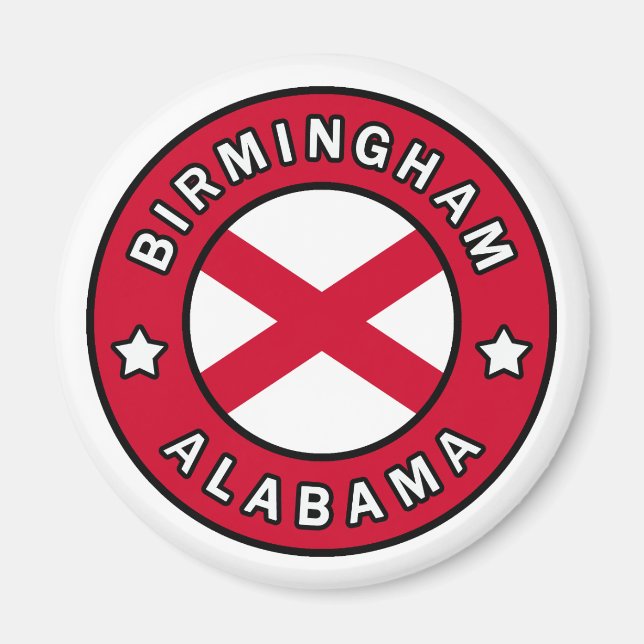 Birmingham Alabama Magnet (Front)