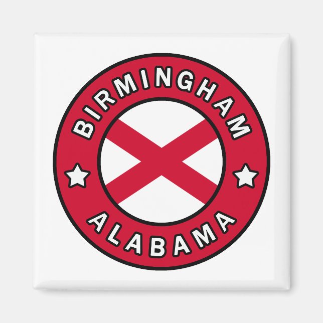 Birmingham Alabama Magnet (Front)