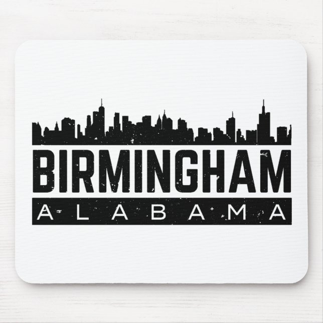 Birmingham Alabama Mouse Pad (Front)