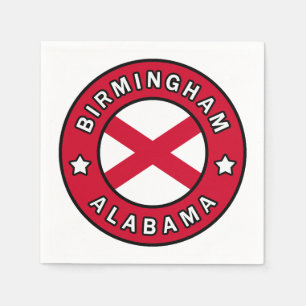 Birmingham Alabama Napkins