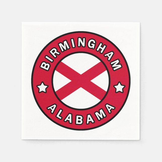 Birmingham Alabama Napkins (Front)