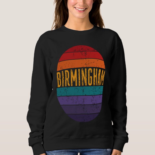 Birmingham Alabama  Pacific Coast Sunset 5 Distres Sweatshirt (Front)