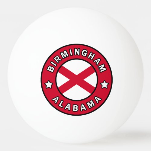 Birmingham Alabama Ping Pong Ball