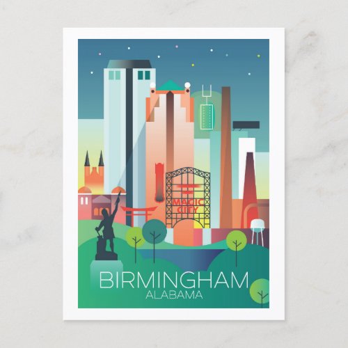 Birmingham Alabama Postcard