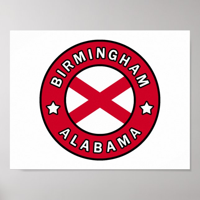 Birmingham Alabama Poster (Front)