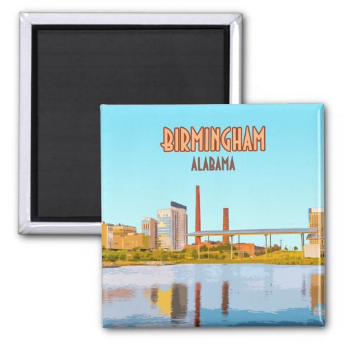 Birmingham Alabama Railroad Park Downtown Magnet