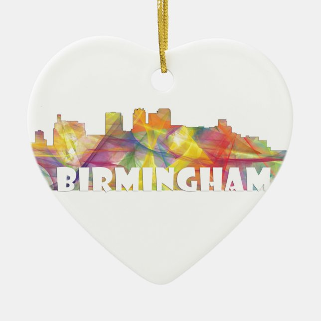 BIRMINGHAM ALABAMA SKYLINE MCLR2 CERAMIC ORNAMENT (Front)