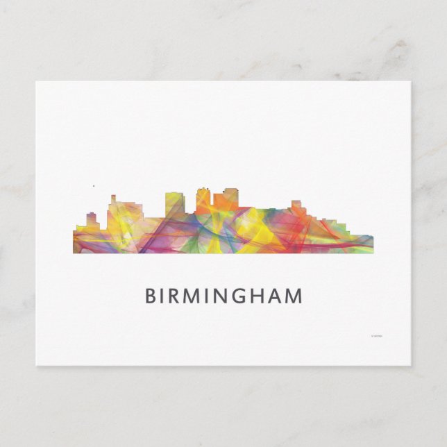 BIRMINGHAM ALABAMA SKYLINE WB1 POSTCARD (Front)