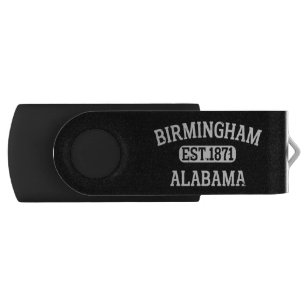 Birmingham Alabama Vintage Flash Drive