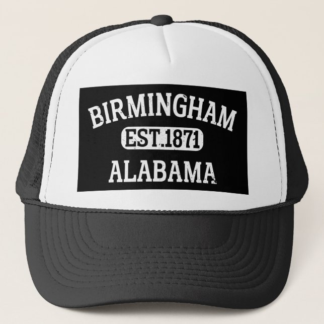 Birmingham Alabama Vintage Trucker Hat (Front)