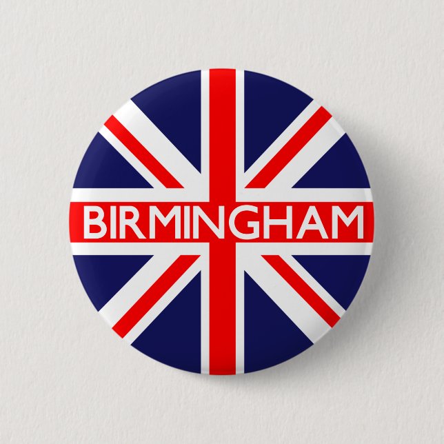 Birmingham : British Flag Button (Front)