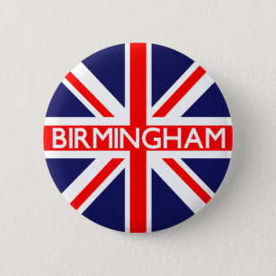 Birmingham : British Flag Button